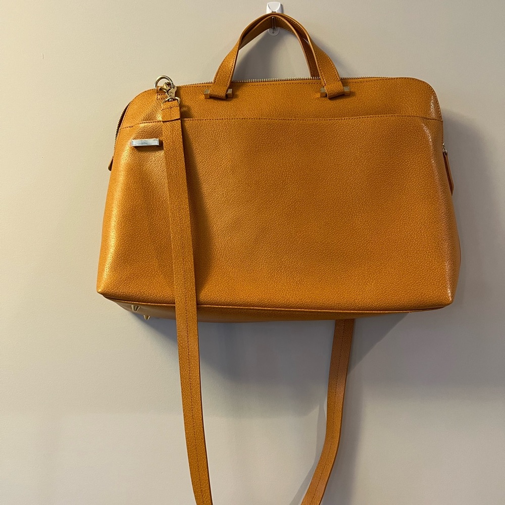 LODIS computer bag, camel color, brand new never used
